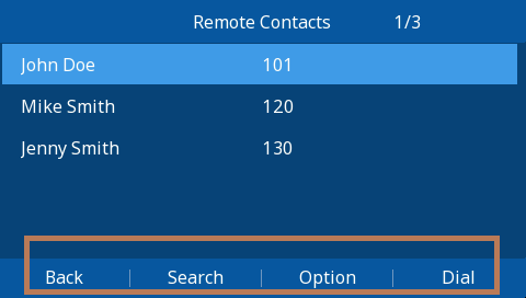 remote contacts